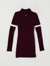 Twinset Dress  Kids Color Violet In Black