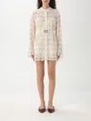Twinset Dress  Woman Color Beige In Beige