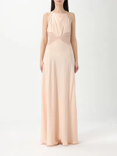 TWINSET DRESS TWINSET WOMAN COLOR BEIGE,G89039022