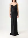 Twinset Twin-set Long Dress In Black