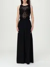 Twinset Crochet-panelled Maxi Dress