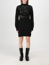 Twinset Cut-out Detailing Dress In Schwarz
