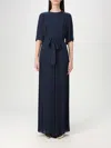 Shop Twinset Dress  Woman Color Blue