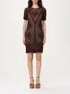 Twinset Robe Courte En Filet Avec Sequins