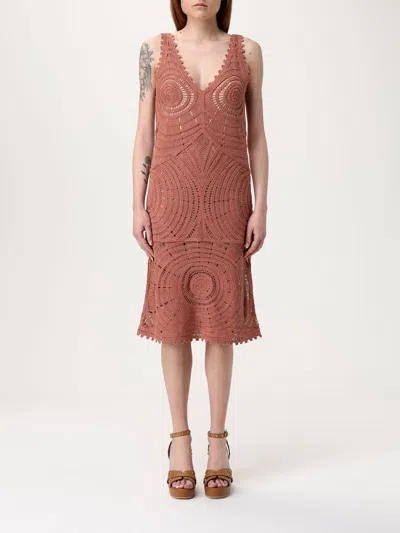 Twinset Dress  Woman Color Brown