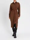 Twinset Dress  Woman Color Brown In Brown