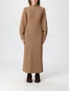Twinset Dress  Woman Color Brown In Brown