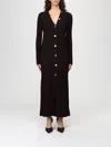 Twinset Dress  Woman Color Brown In Black