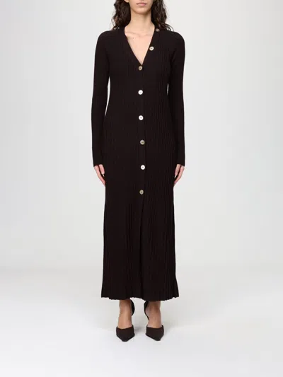 Twinset Dress  Woman Color Brown In Black