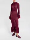 Twinset Dress  Woman Color Burgundy In Burgundy