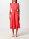 TWINSET DRESS TWINSET WOMAN COLOR CORAL,F53233017