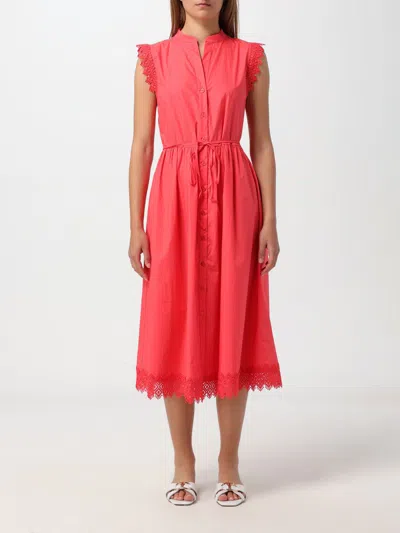 Twinset Dress  Woman In Coral