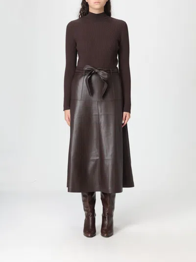 Twinset Dress  Woman Color Dark In Brown