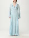 Twinset Dress  Woman Color Gnawed Blue