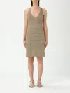 Twinset Dress  Woman Color Gold In Gold