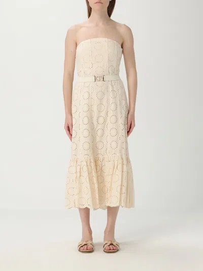 Twinset Dress  Woman Color Ice In White