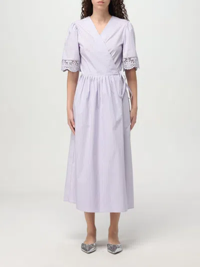 TWINSET DRESS TWINSET WOMAN COLOR LILAC,G68486038