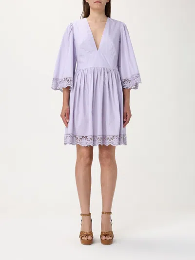 Twinset Dress  Woman Color Lilac In Purple