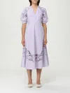 Twinset Openwork Midi Dress