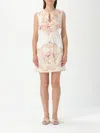 Twinset Floral-printed Mini Dress In マルチカラー