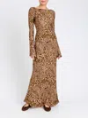 Twinset Abito St. Animalier In Animal Print