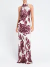 Twinset Floral Skirt In Brown