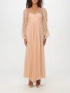 TWINSET DRESS TWINSET WOMAN COLOR NUDE,G07784226