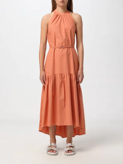 Twinset Dress  Woman In Orange