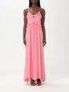 Twinset Dress  Woman Color Peach In Peach