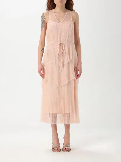 TWINSET DRESS TWINSET WOMAN COLOR PINK,426940010