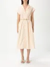 Twinset Button-down Dress In Pink