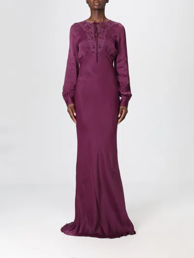 Twinset Dress  Woman Color Violet In Multi