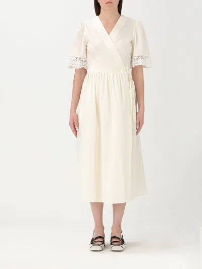 TWINSET DRESS TWINSET WOMAN COLOR WHITE,G68486001