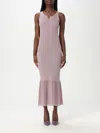 Twinset Dress  Woman Color Wisteria In Wisteria