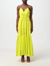 TWINSET DRESS TWINSET WOMAN COLOR YELLOW,F53094003