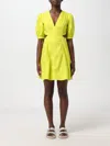 TWINSET DRESS TWINSET WOMAN COLOR YELLOW,F53230003