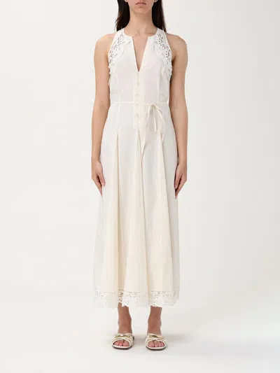 Twinset Dress  Woman Color Yellow Cream In イエロークリーム