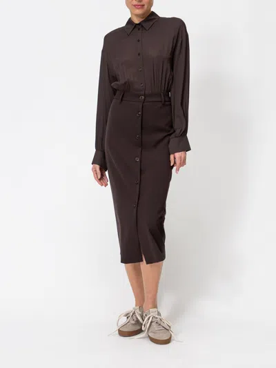 Twinset Dress Woman Color Brown
