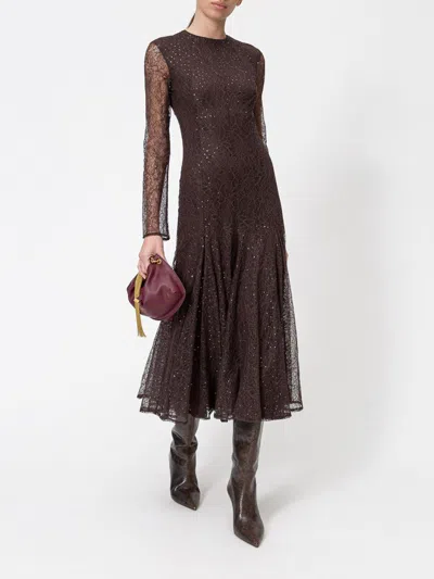 Twinset Dress Woman Color Brown