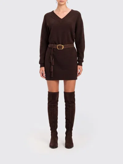 Twinset Dress Woman Color Brown