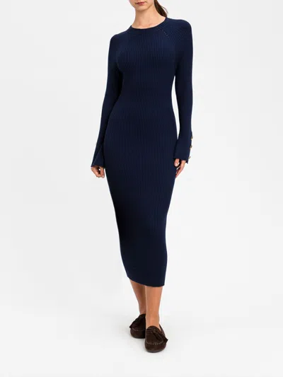Twinset Dress Woman Color Navy In Blue