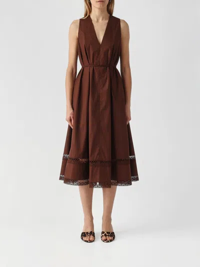 Twinset Dress In Brown