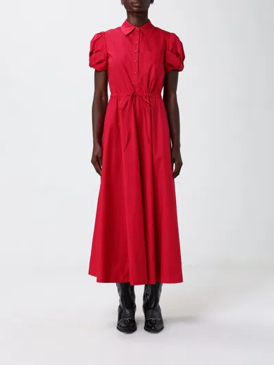Twinset Ed Chemisier Dress In Red