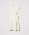 Twinset Buckle-detail Wrap Dress