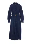 Twinset Denim Shirt With Frontal Buttons Closure In Blue