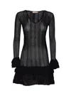 Twinset Knitted Dress In Black