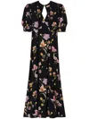 Twinset Twin Set 'iris' Dress In Black