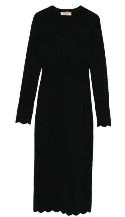 TWINSET DRESSES BLACKS AND GREYS