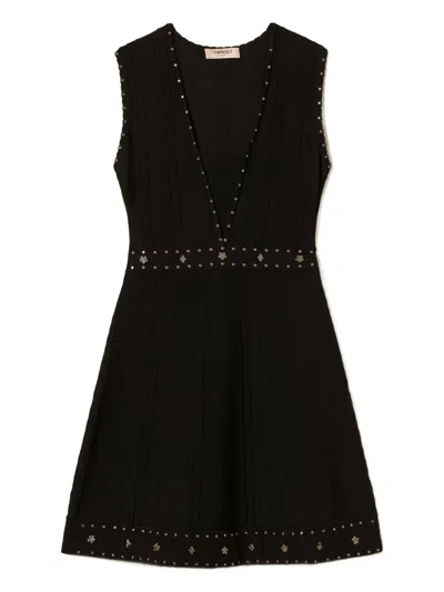 TWINSET DRESSES BLACKS AND GREYS