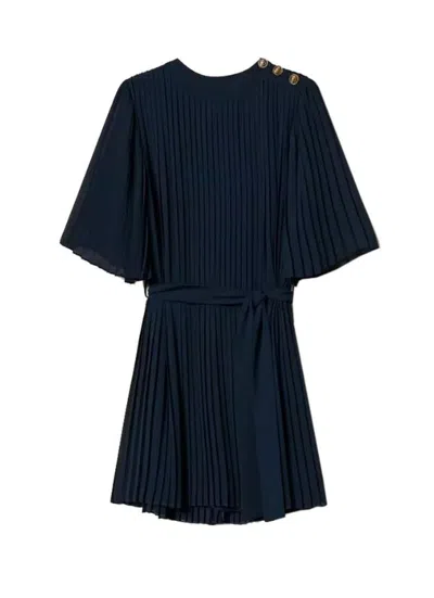 Twinset Dresses In Blue Night